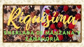 🔴Como preparar ensaladamanzana zanahoria riquisima #encasadecindy#4k #cindyvlogs1 #ensaladademanzana