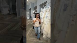 Wedding dress shopping is so exciting 🤏🏾 #explorepage #wife #weddingdress #lifestylevlog