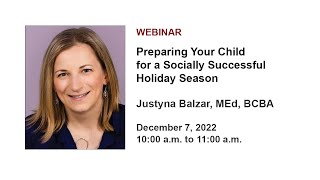 Preparing Your Child for a Socially Successful Holiday Season
