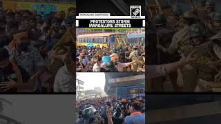 VHP, Bajrang Dal hold massive protest in Mangaluru over social media post; Karnataka Police on spot