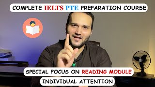 Join my class for IELTS/PTE Preparation | Individual attention | In-depth lectures on IELTS Reading