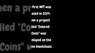 History Behind  NFTs