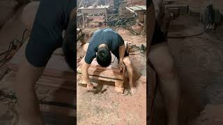 “Watch the Entire Process of Crafting a Natural Wood Furniture Set from A to Z”  #woodworkingart   