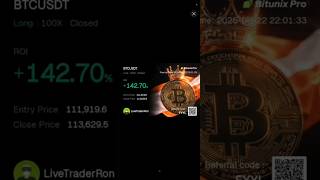100x Bitcoin Trade Profit #crypto #bitcoin #btc #trading