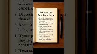 Sad facts that you should know | #tricks #psychology #quotes #mindset  #shorts #motivation