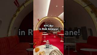 This New York City bar is in a real airplane! #nyc #nycactivities #nycvlog #nycthingstodo #newyork