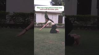 One pose for neck and shoulder pain relief #neckpainremedy #shoulderstretch #shoulderpainrelief
