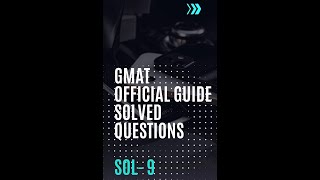 GMAT Official Guide Solutions for Beginners - Q9(PS06937) #gmatquant #gmat #gmatprep #quant #shorts
