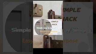 EASY simple HACK - Repurposing #oldhinges #cardboardbox  #repurposing #hacks #furnitureflipper