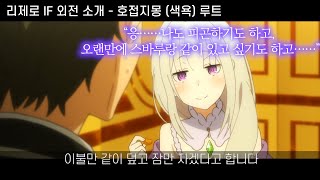 【리제로】 "스바루가 국왕이 되어 모두를 아내로 삼는 극하렘루트" - 「호접지몽 - 색욕 루트」 (리제로 공식 IF 외전)