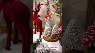 Christmas fireplace decorate idea #christmastrend #christmas #christmasinspiration #cristmasdecor