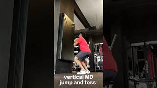medicine ball vertical jump and toss #athletictraining #sportsfitness #fastbowlingfitness #S2F