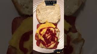Brunch time! #bacon_eggsandwich #breakfasttime #brunchtime