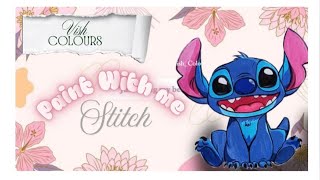 How to Paint Stitch | Lilo & Stitch Fan Art 
