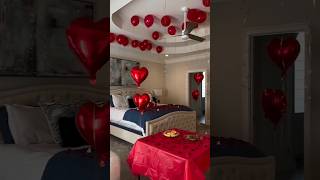 Romantic room decoration for wife| romantic room decoration| romantic decoration for birthday|