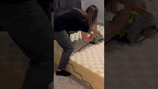 Old Mattress Repurpose idea. How I Built this is on my channel #sustainable #repurposed #diyideas