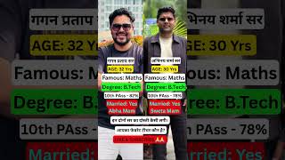 📚 आपका फेवरेट टीचर कौन?🤔 | Gagan Pratap ✨ & Abhinay Sharma🔥 | #gaganpratapsir #abhinaysharma #shorts