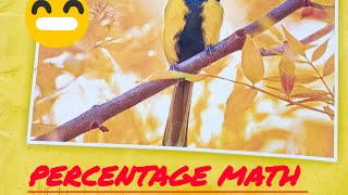 percentage math 2nd video #subirdasmathbooksolution