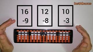 Subtraction using Big Friends on Abacus | InstAbacus