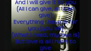 The Backstreet Boys: The Hits-All I Have To Give w/ Lyrics