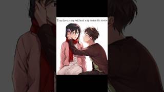Eren and mika 💗 #eren #mikasa #aot #anime #animeindia