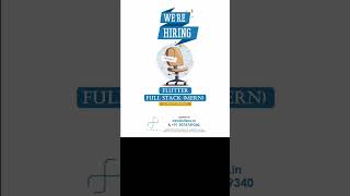 Flutter & Full Stack (MERN) Developer Job Opening | Hiring Now!  #career #shorts #job #flutter