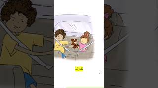 كتاب | قصه في السياره ■ يوجد اسئله بالشورت يلي بعدو ل اختبار استعاب الطفل ♡