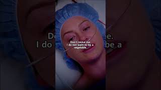 Believe in yourself, don't let me die on the operating table
