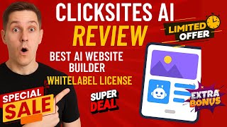 ClickSites AI Review 🔴 Best AI Website Builder 🔴 [Unlimited AI Website Builder ]👇