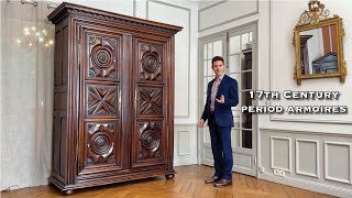17th century French Armoire: Louis XIII & Louis XIV style period furniture (Antiques Education)