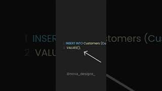 How to INSERT in SQL? #sql #sqlforbeginners #sqlite