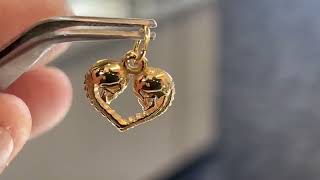 The Famous "Immortal Heart" Pendant by Palacio Gold and Silver
