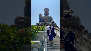 110 ft tall Buddha in Hongkong #tiantanbuddha #cablecar #bigbuddha #travel #beaglobalsightseer