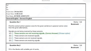 JKSSB JUNIOR ASSISTANT ACTUAL QUESTIONS PAPER AND | UPCOMING JUNIOR ASSISTANT 2022