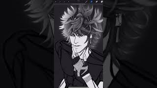 The power of rendering 👊 #animerealism #animeçizim #procreate