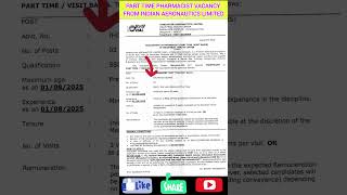 Pharmacist Vacancy 2025 From HAL | Eligibility, Salary, Application Process 📢