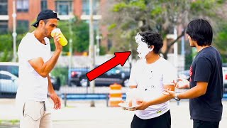 SMACKING PEOPLES DRINKS PRANK!