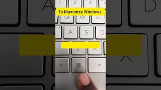 Shortcutkey To  Maximize Your Window in PC #shortcutkey #windows #maximize #laptop #youtubeshorts