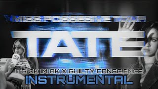 Tate McRae  - it's ok im ok x guilty conscience  - Instrumental - Miss Possessive Concept