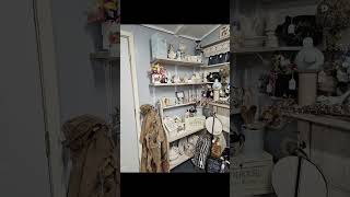 My booth  with new decor! #farmhouseinspired #vintage #diy #homedecor #rusticdecor