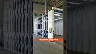 Retractable spray booth #painting #paintingroom #spraybooth #paintbooth #spraypainting #spraypaint