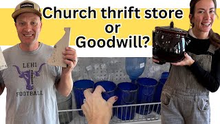 Thrift With Me - Are Church Thrift Stores Better Than Goodwill? 