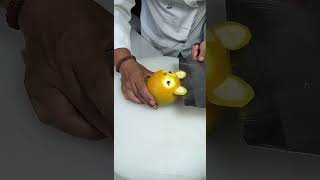 How To Make Taddy Bear 🐻 With Orange 🍊 #carvingart #creative #fruitcutting #carving