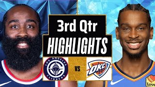 Oklahoma City Thunder vs LA Clippers Full Game Highlights 3rd Qtr | Nov 4 | 2025 NBA Highlights