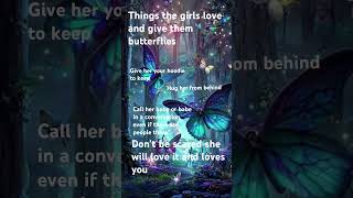 Things that girls love and will give them butterflies
