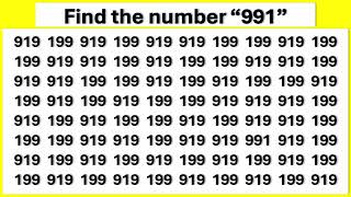 Can you spot the hidden number in less than 10 seconds?#findthehiddennumber