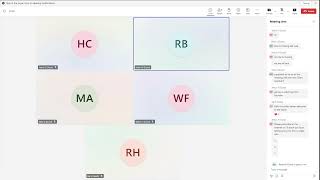 Fake Teams Meeting with Brown Noise - Chat