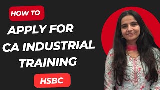 How I got into HSBC | Industrial training | How to Apply | #hsbc