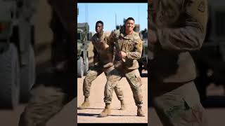 US Soldiers Dance Hip-Hop at Military Camp 💥🇺🇸 #CinematicShorts