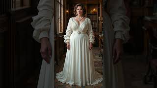 Opulence in White – Couture Wedding Gowns for Women Over 45 #gownandglow #weddingdress